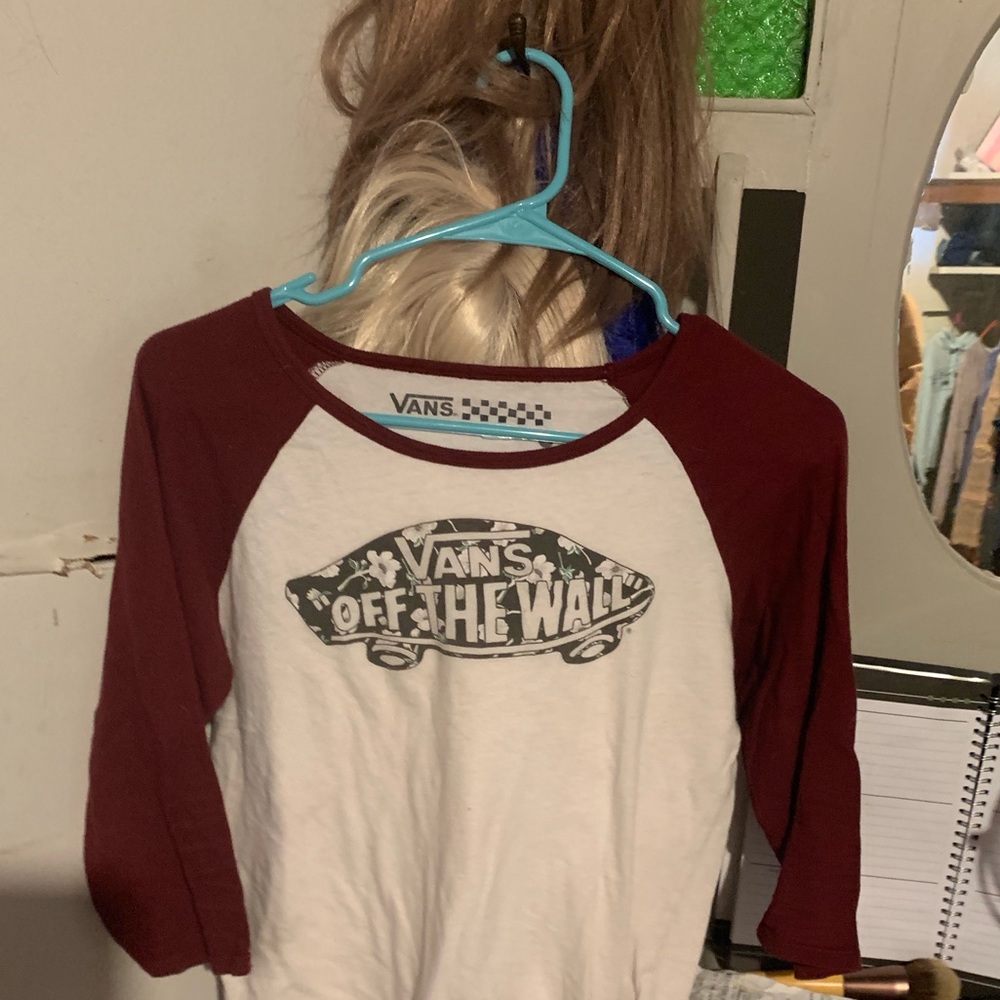 Vans softball T-shirt.